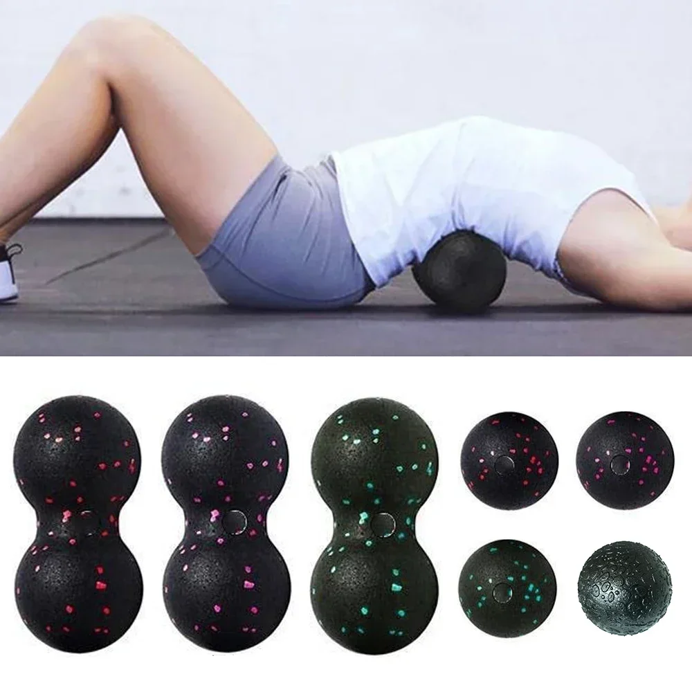 Yoga Fitness Ball - Peanut Balls Body Massage Fascia Ball
