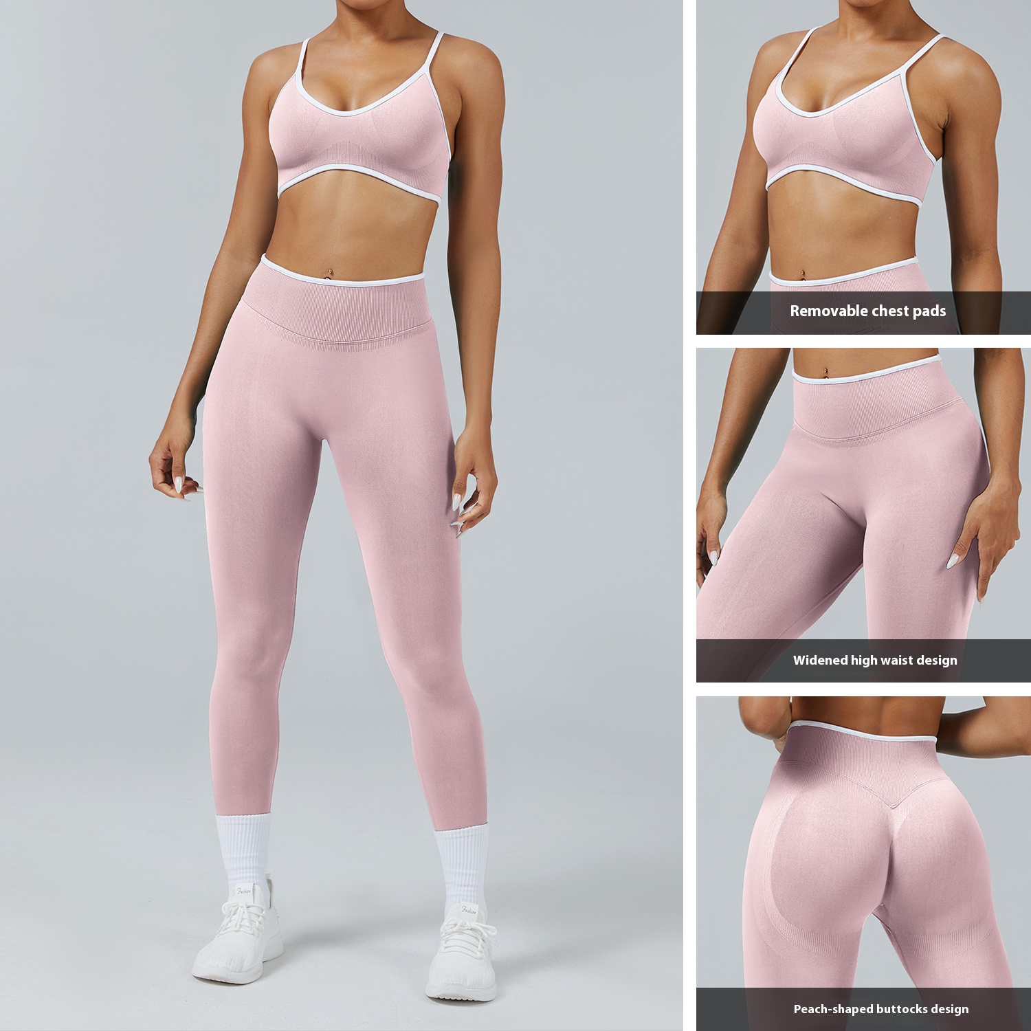 Yoga Blocks - Women's Color Block Yoga Set Sports