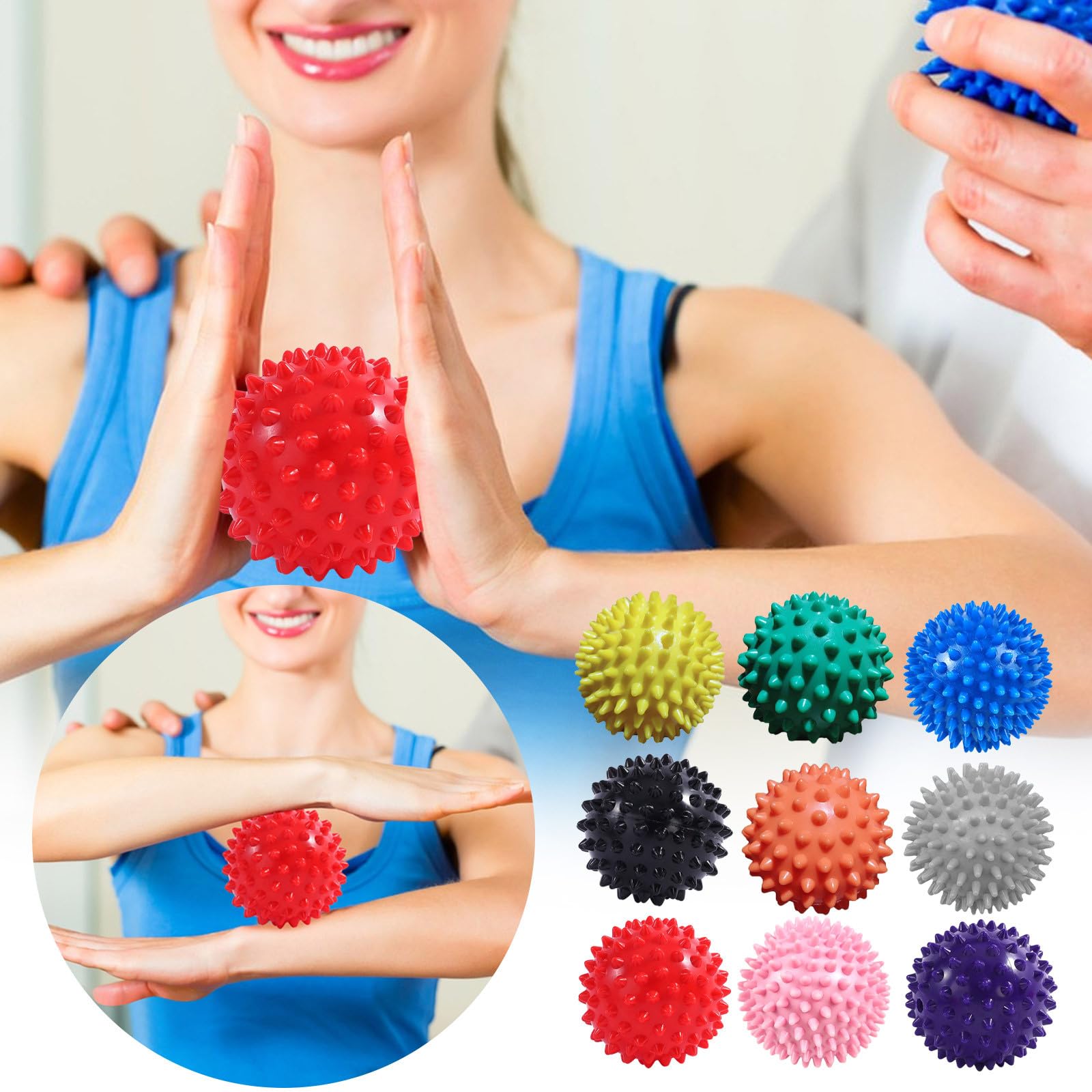 Yoga Fitness Ball - Massage Ball Fascia Ball Muscle Relaxation