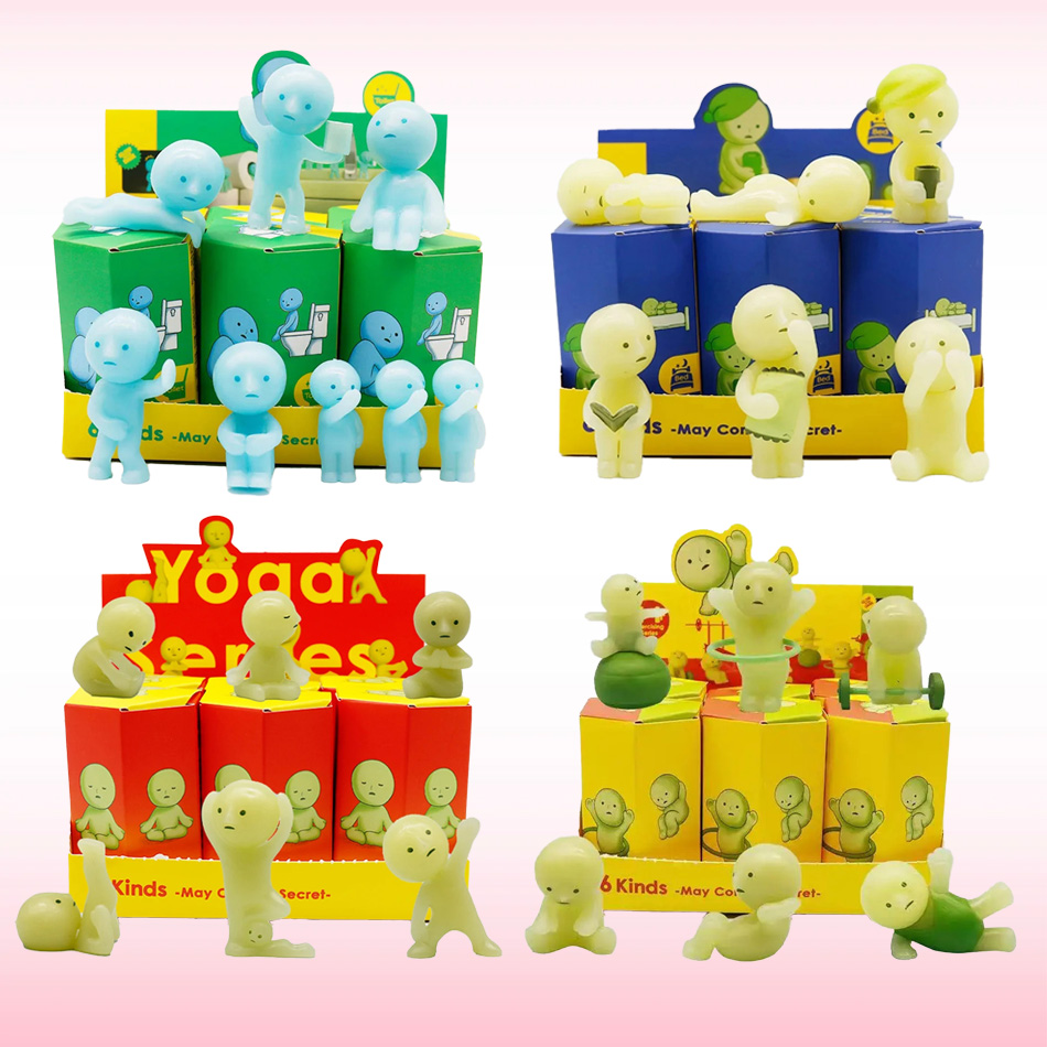 Yoga Fitness First - Glow In The Dark Mini Figure