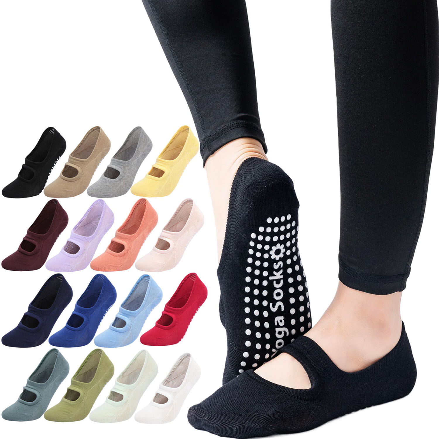 Yoga Fitness Gym - High Quality Women Yoga Socks Anti-Slip