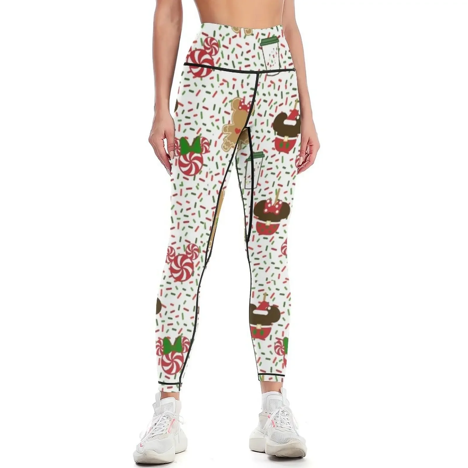 Yoga Fitness Holiday - Magical Holiday Snacks Leggings Sports pants