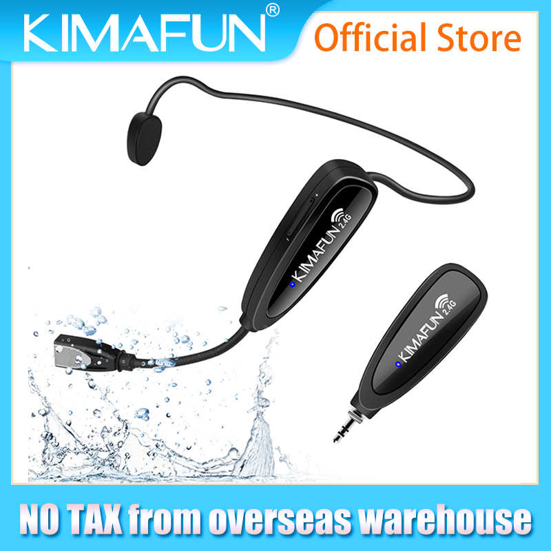 Yoga Fitness Instructor - KIMAFUN 2.4G Wireless Fitness Mic, Lightweight