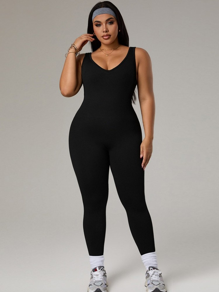 Yoga Fitness Gym - Plus Size Women's Tracksuit Gym Workout