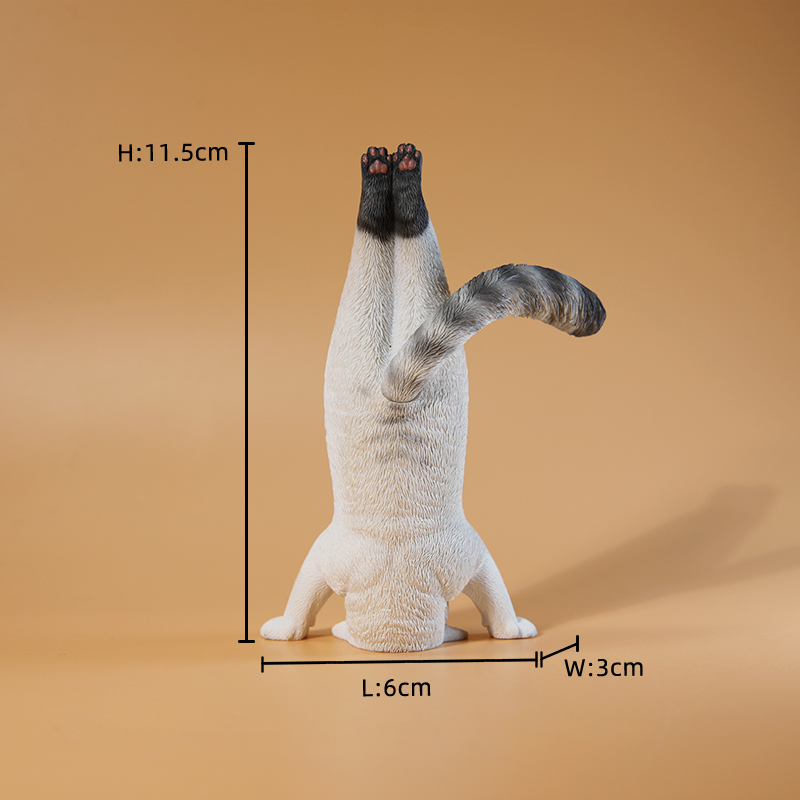 Yoga Fitness First - 1/6 Scale Mini Simulated Fitness Cat
