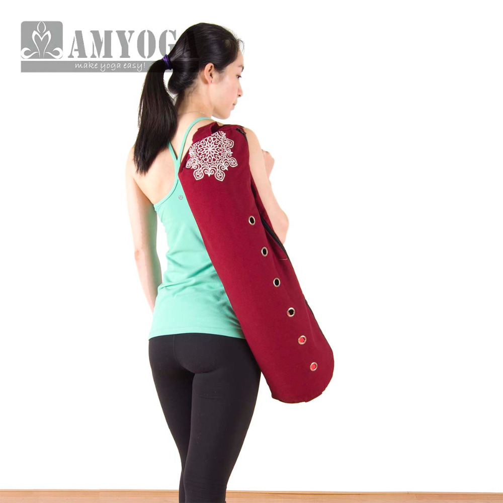 Yoga Fitness Gym - Canvas Yoga Mat Bag Single Shoulder