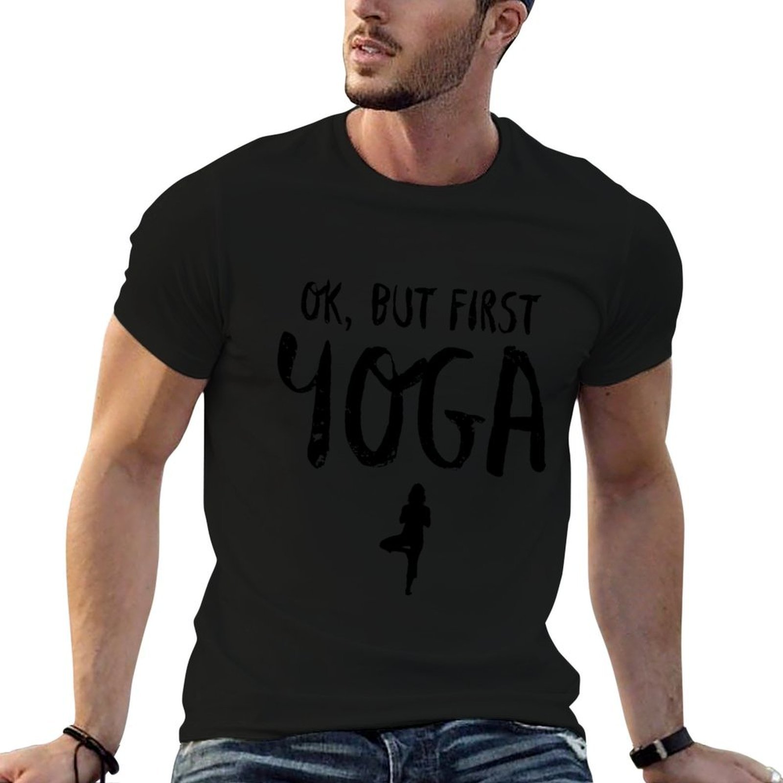 Yoga Fitness First - Ok But First Yoga Funny Fitness