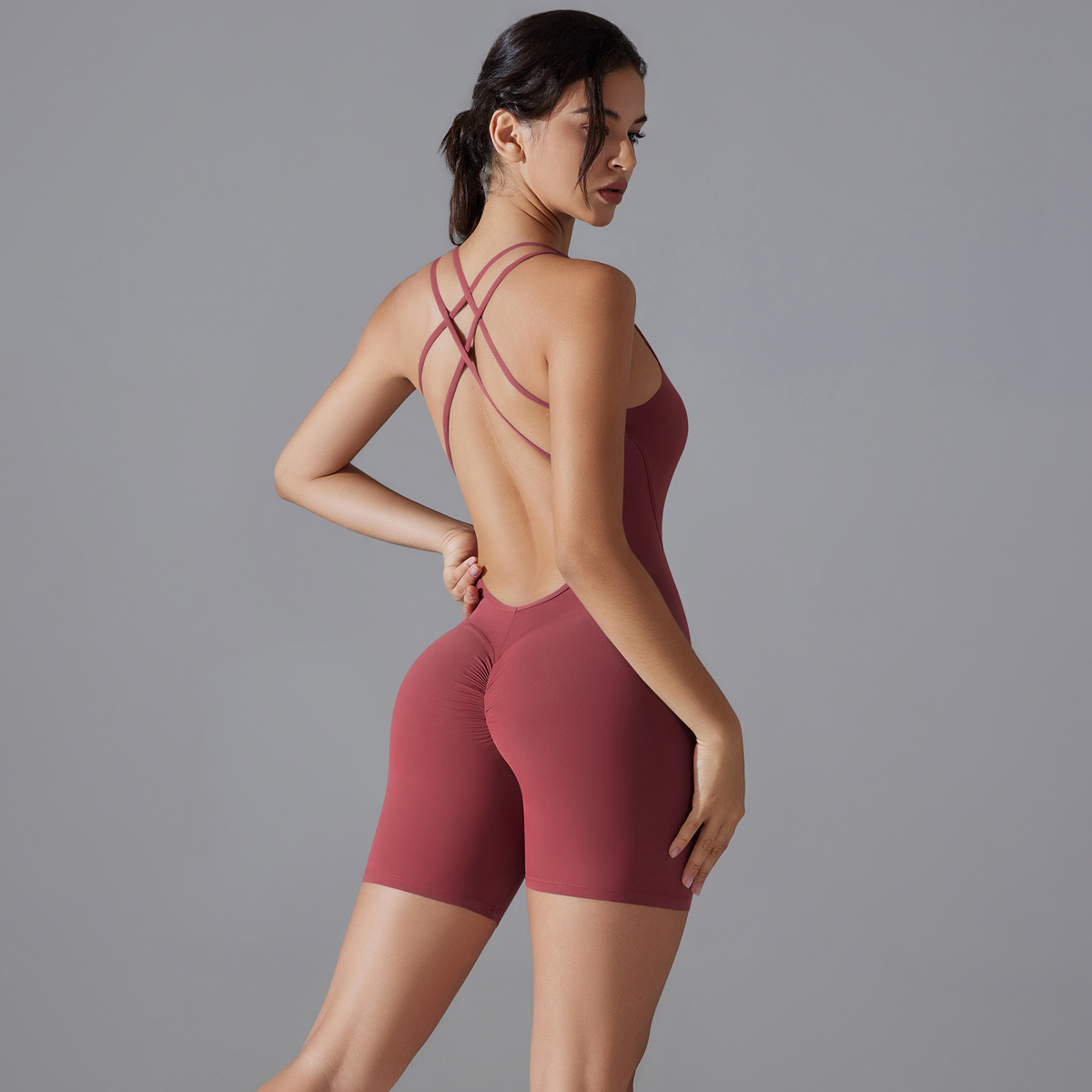 Yoga Set Sexy Backless Sporty  - огляд і ціна Yoga Overall Fitness