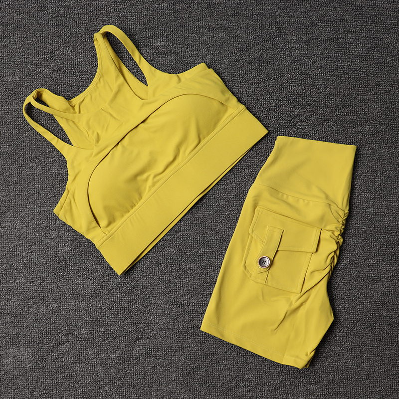 Fitness Shorts Yoga Sets Women - огляд і ціна Yoga Fitness Kleidung