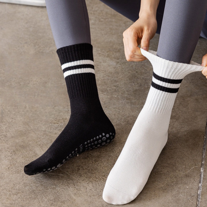 Women Non Slip Yoga Socks, Gri - огляд і ціна Yoga Fitness Gym
