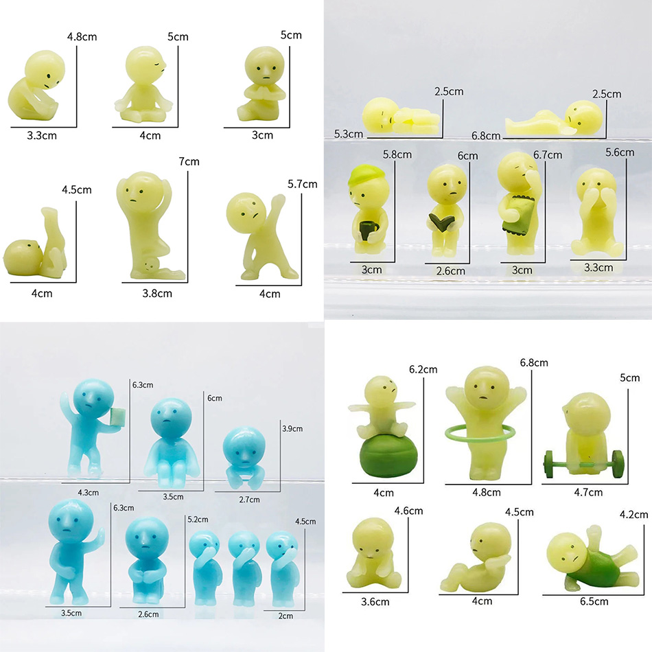 Glow In The Dark Mini Figure S - огляд і ціна Yoga Fitness First