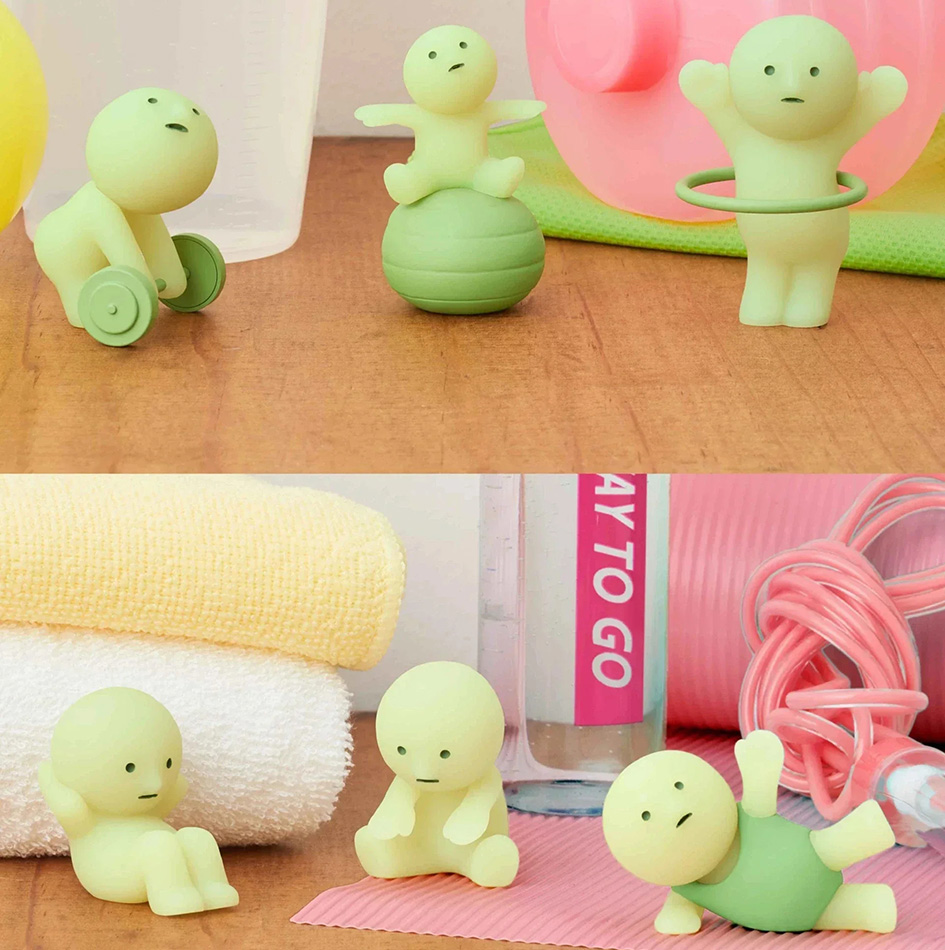 Glow In The Dark Mini Figure S - огляд і ціна Yoga Fitness First