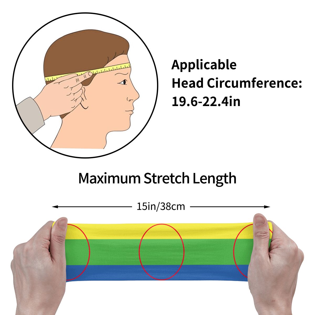 Headband Sports Yoga Fitness S - огляд і ціна Yoga Fitness First