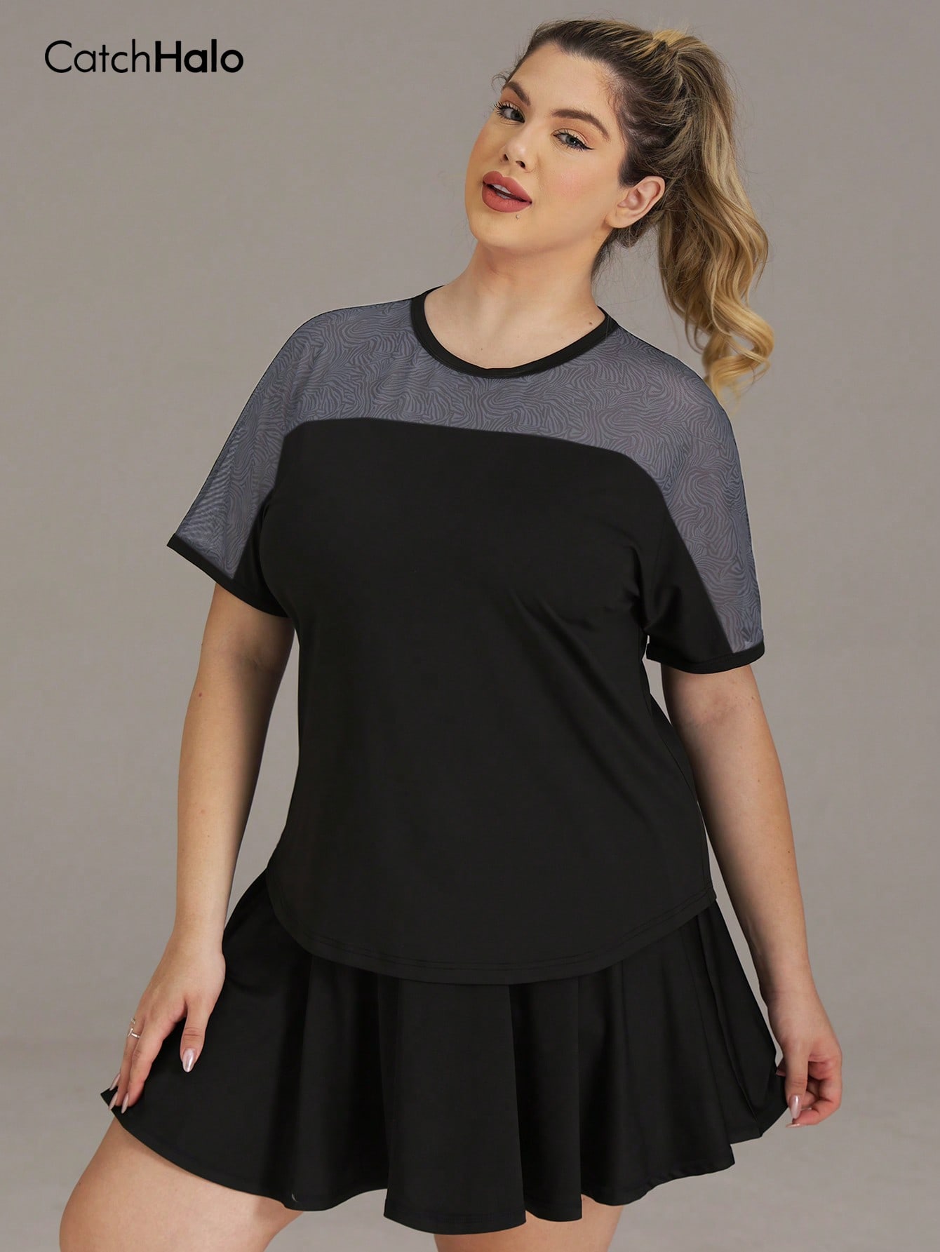 Plus Size Women T-Shirt Short  - огляд і ціна Yoga Blocks