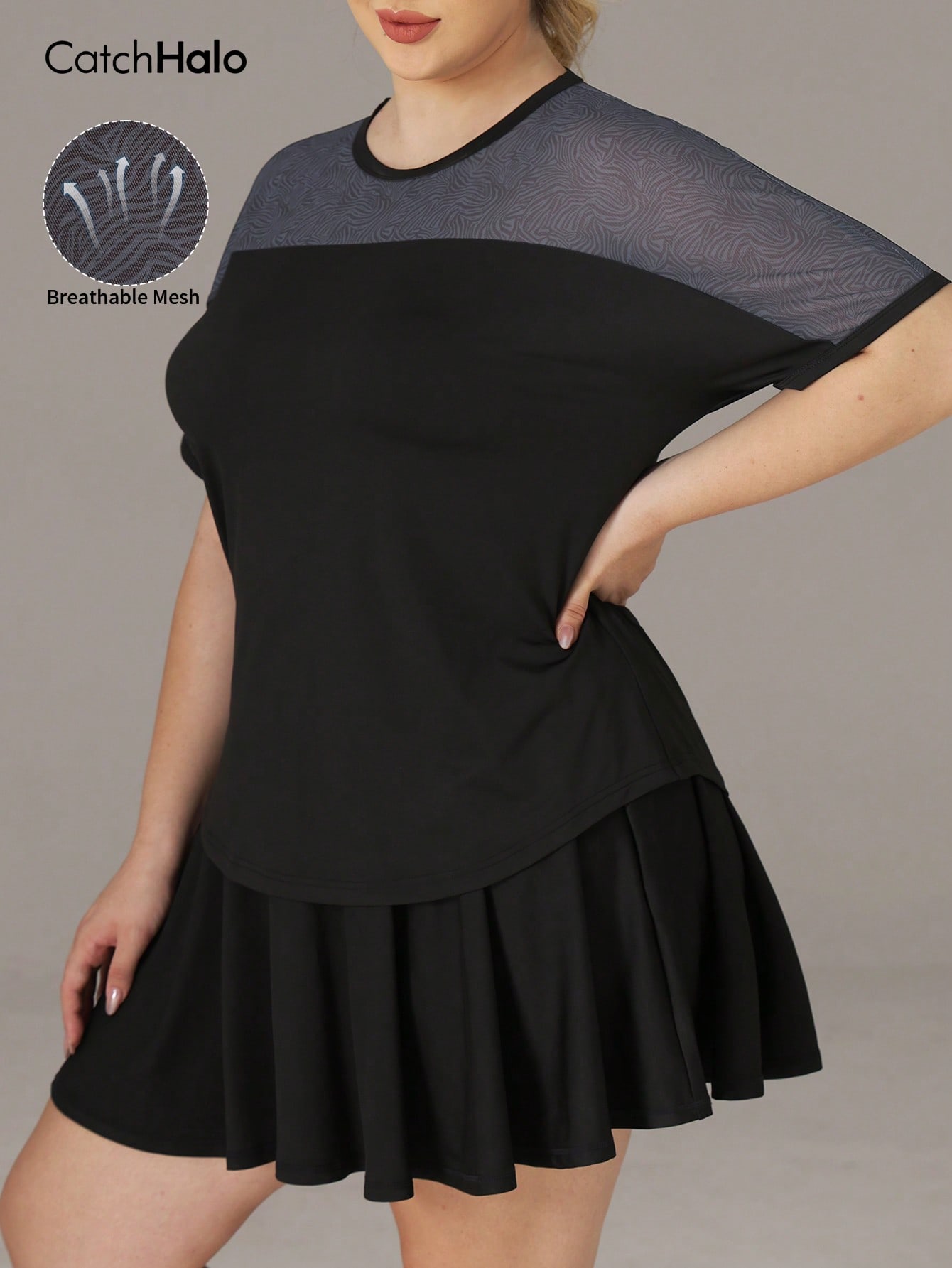 Plus Size Women T-Shirt Short  - огляд і ціна Yoga Blocks