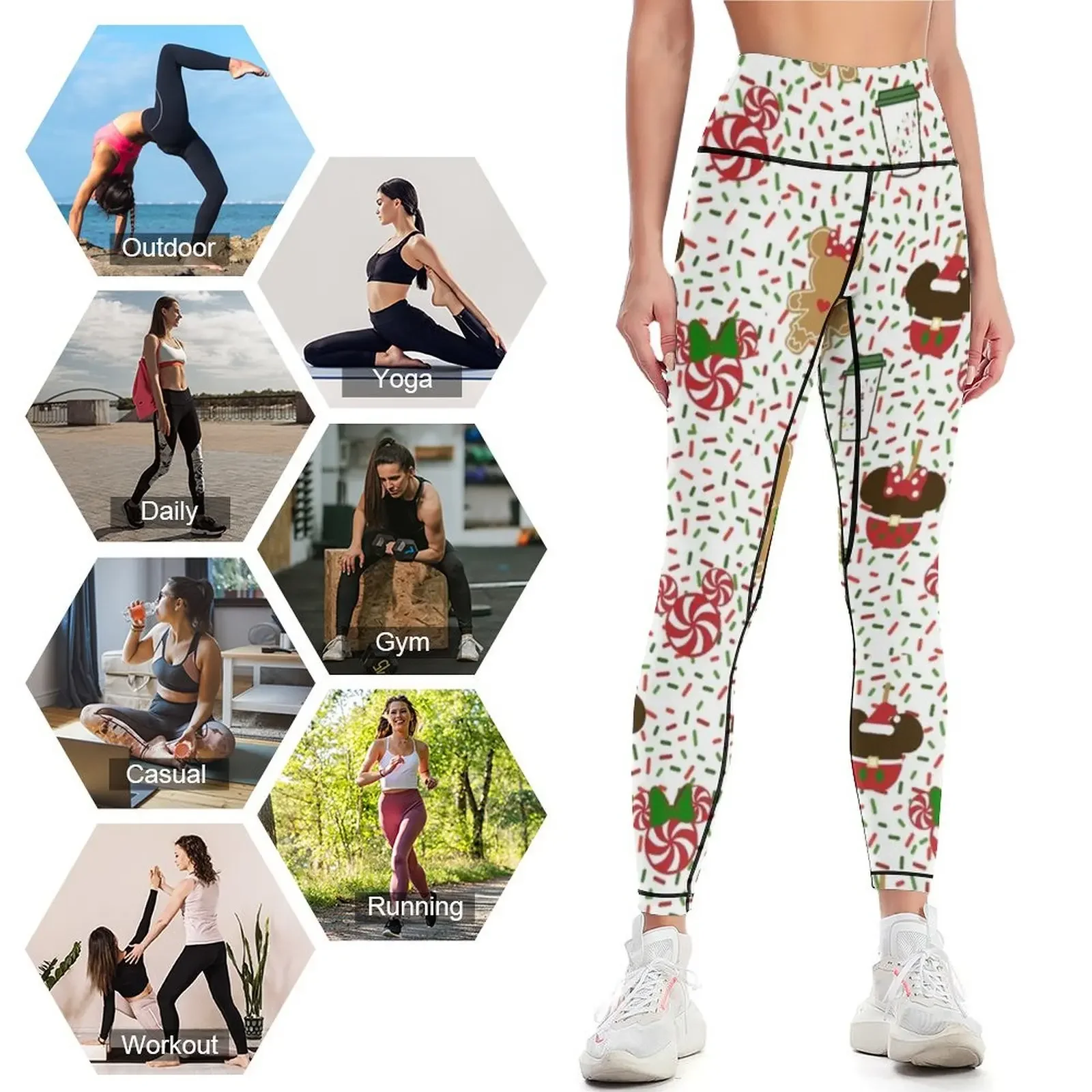 Magical Holiday Snacks Legging - огляд і ціна Yoga Fitness Holiday