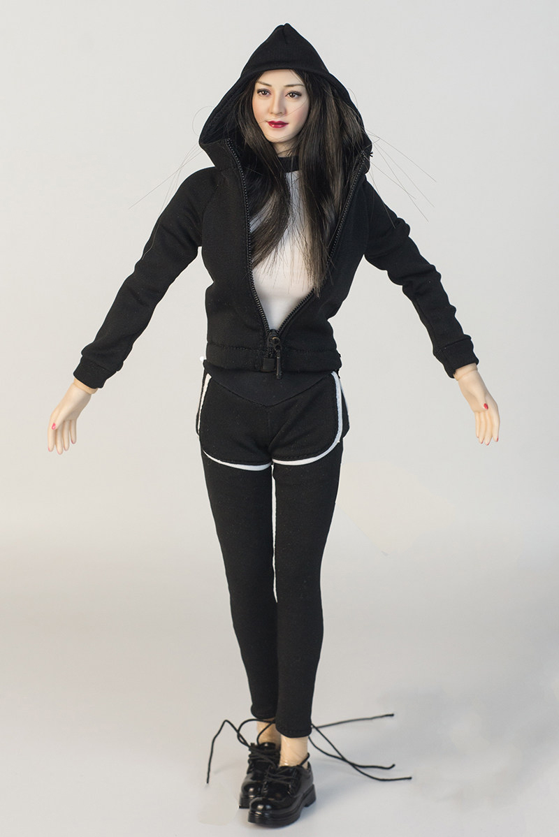 1/6 Female Black Yoga Clothing - огляд і ціна Yoga Fitness First