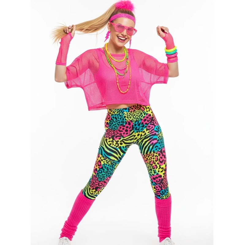 1980s Retro Dance Party Wear B - огляд і ціна Yoga Fitness Holiday