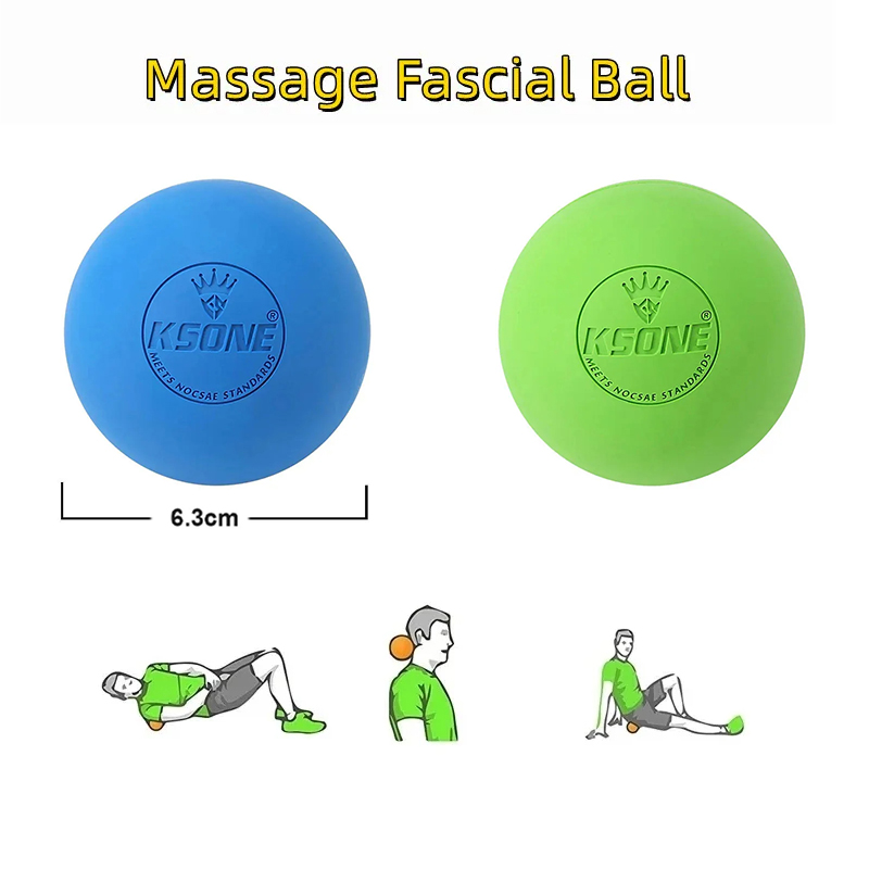 Rubber Fascia Massage Ball Yog - огляд і ціна Yoga Fitness Ball