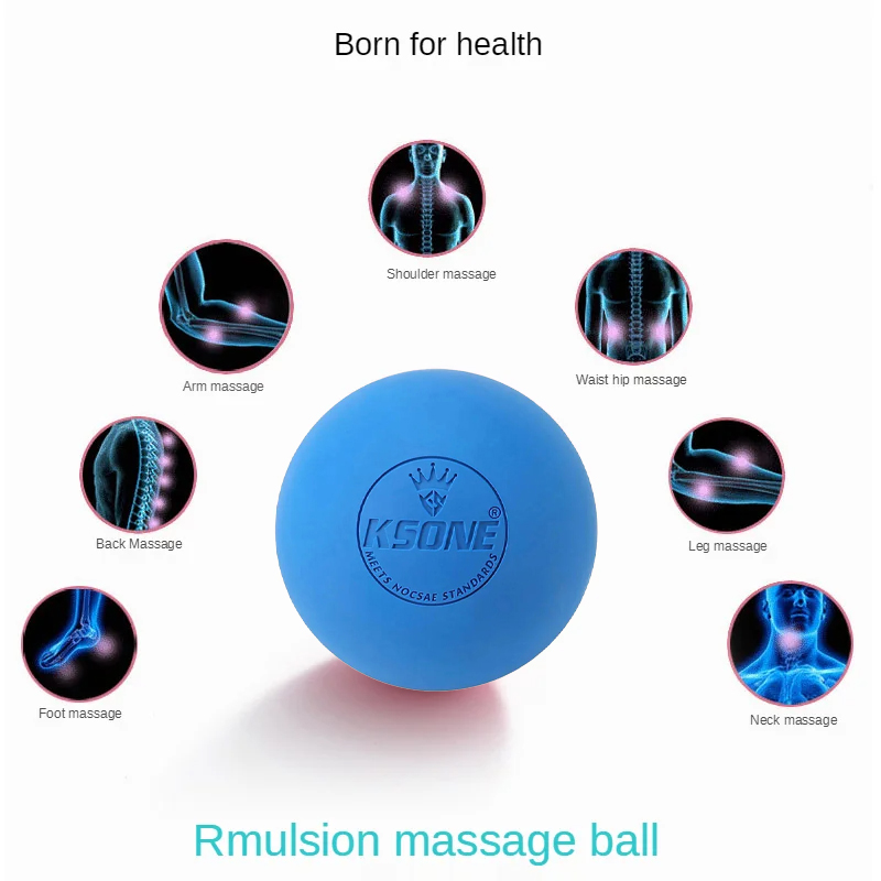 Rubber Fascia Massage Ball Yog - огляд і ціна Yoga Fitness Ball