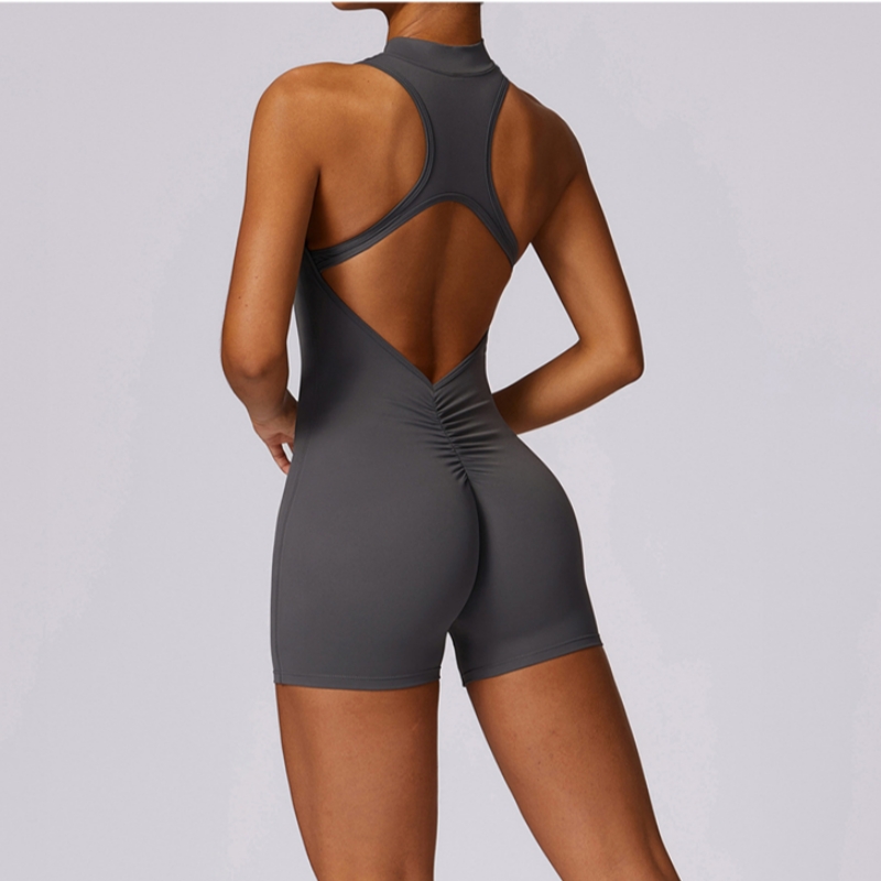 Summer Zipper Workout Jumpsuit - огляд і ціна Yoga Overall Fitness
