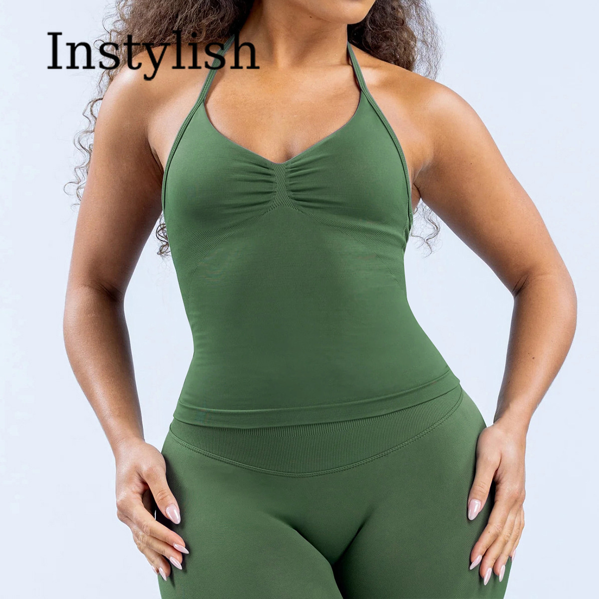Women Seamless Yoga 2 Piece Se - огляд і ціна Yoga Fitness Gym