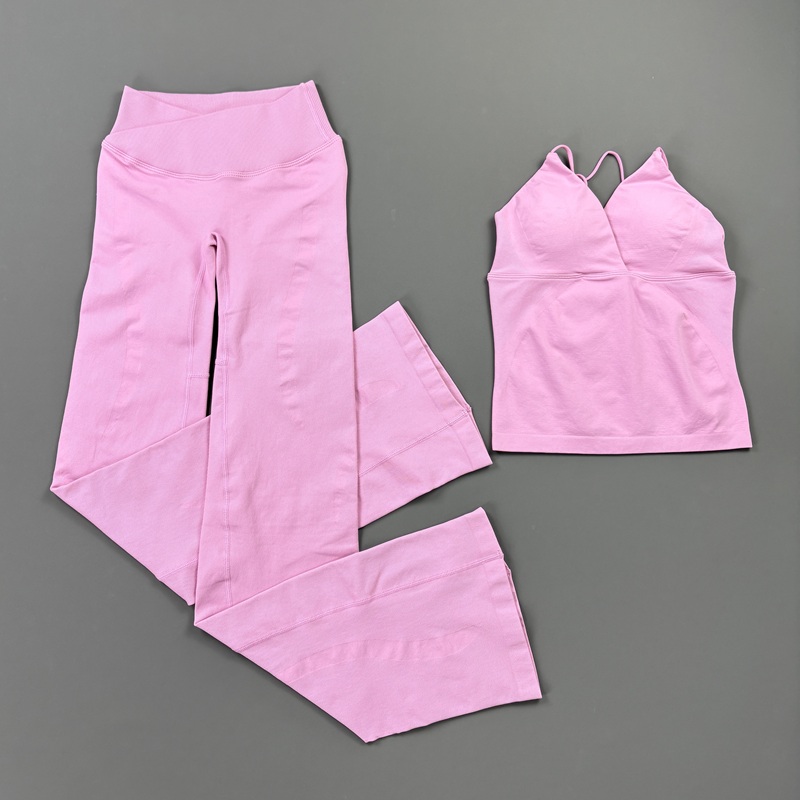 2Pcs Women Seamless Yoga Worko - огляд і ціна Yoga Fitness Kleidung